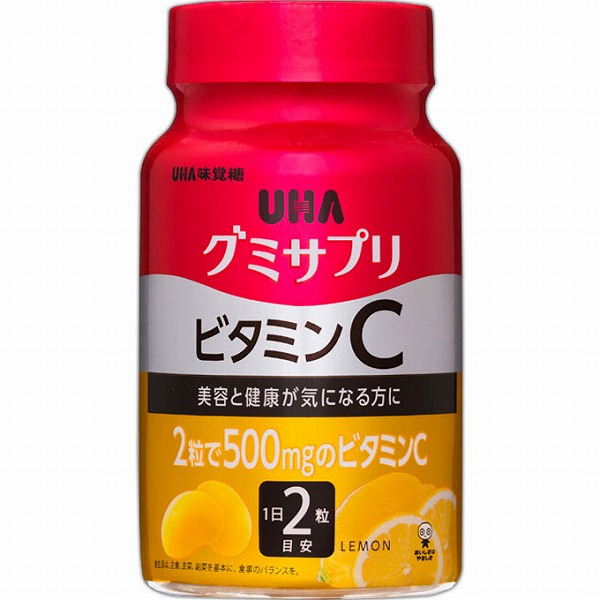 ＵＨＡ グミサプリ ビタミンＣ ボトル 60粒【栄養機能食品】