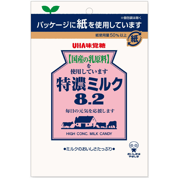 UHA味覚糖 特濃ミルク8.2 85g×72袋入り (1ケース) (SB)