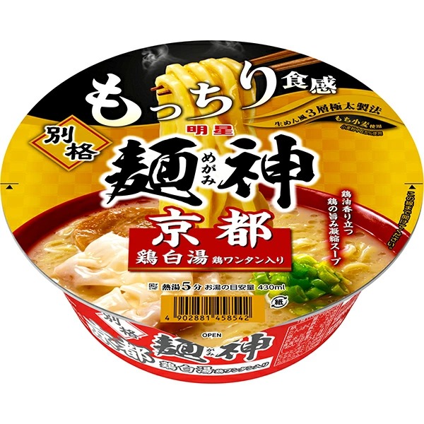 明星 別格麺神 京都鶏白湯 119g×12個 (1ケース)
