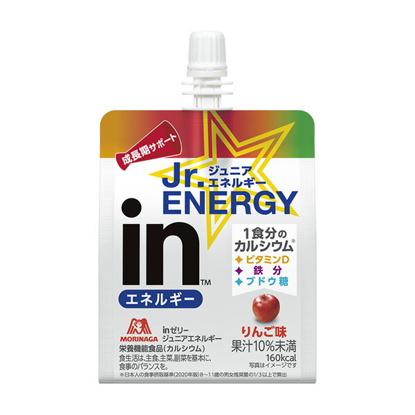 inゼリージュニアエネルギー＜りんご＞ 180g×6個