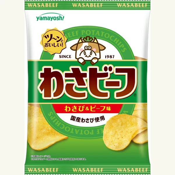 山芳製菓 ポテトチップス わさビーフ 50g×12個入り(1ケース)