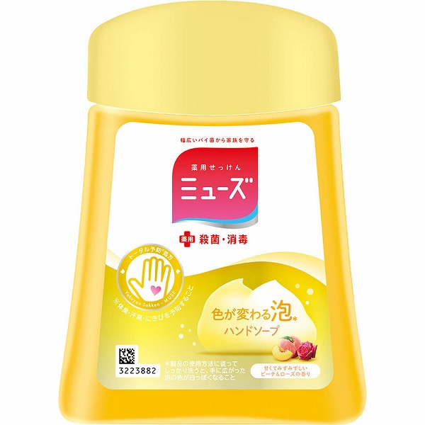 ミューズノータッチ付替ボトルピーチアンドローズ 250mL【医薬部外品】