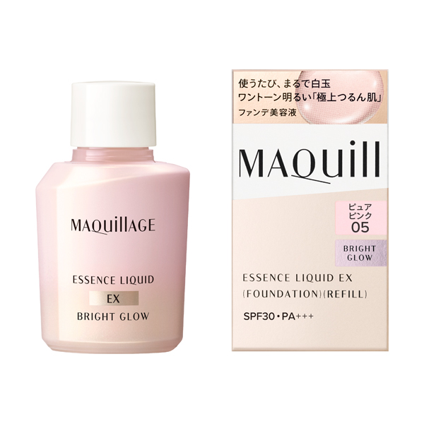 資生堂 マキアージュ エッセンスリキッド EX ブライトグロウ ピュアピンク05  (レフィル) 24mL