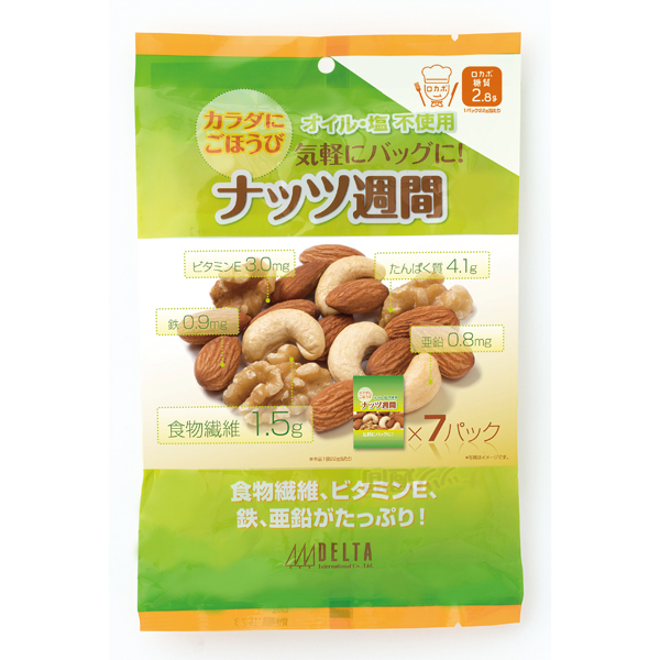デルタ ナッツ週間 154g(22g×7袋)×10個入り (1ケース) 