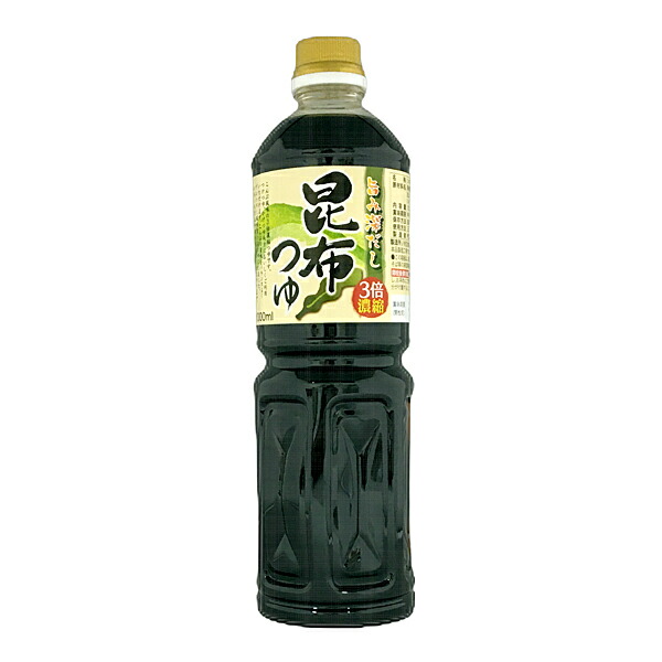 風味深だし鰹つゆ3倍濃縮 1000ml×12本入り(1ケース)