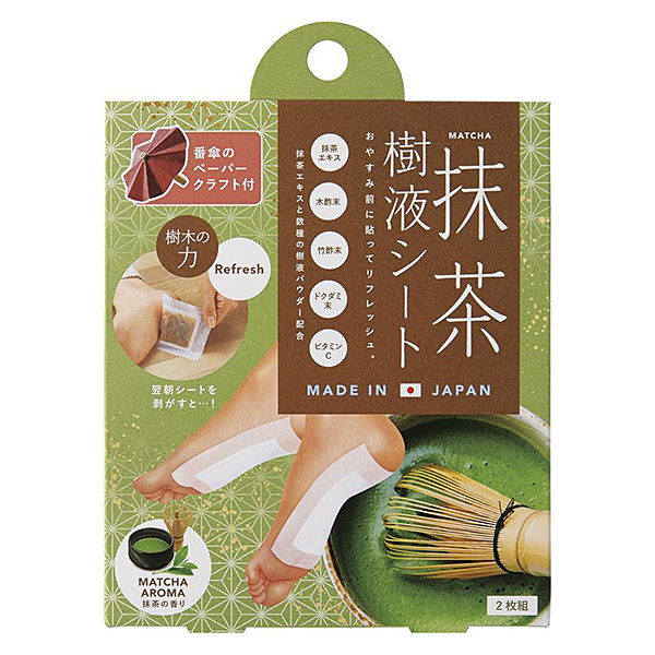 抹茶樹液シート(2枚組)
