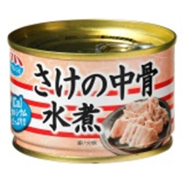 極洋　さけ中骨水煮　140g　24缶入り×1ケース【クレジット決済のみ】(MS)