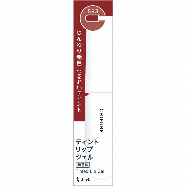 ちふれ ティントリップジェル 583 レッド 4.3g