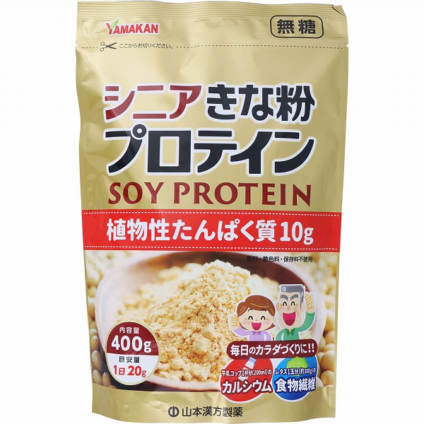 シニアきな粉プロテイン 400g（200g×2袋）
