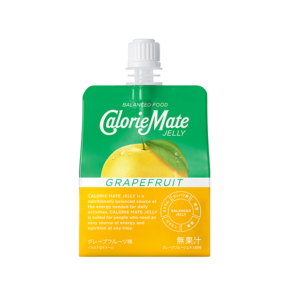 カロリーメイトゼリーグレープフルーツ味 215g×24個 (1ケース)