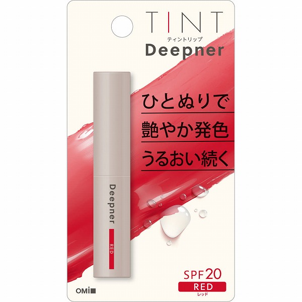 近江兄弟社メンタームディープナーリップカラー レッド 2.3g