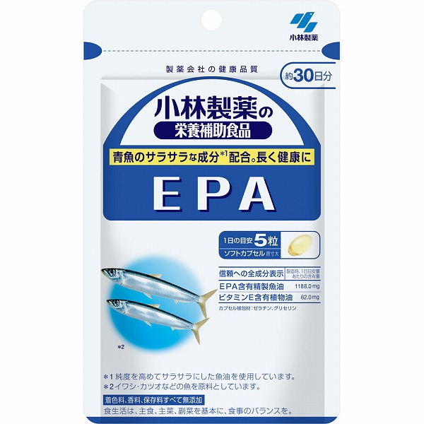 小林製薬の栄養補助食品 EPA 60.9g（406mg×150粒）