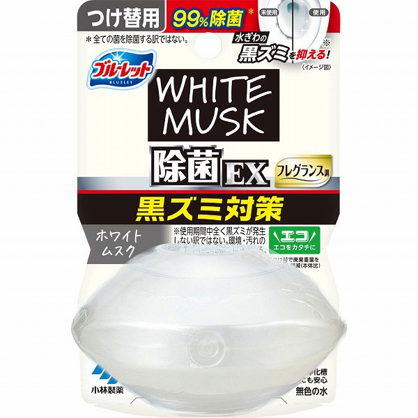 液体ブルーレットおくだけ除菌ＥＸフレグランスつけ替用 ホワイトムスク   67mL