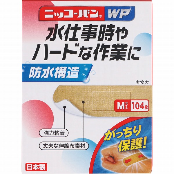 ニッコーバン ＷＰ Ｎｏ．506 Ｍサイズ 104枚【一般医療機器】