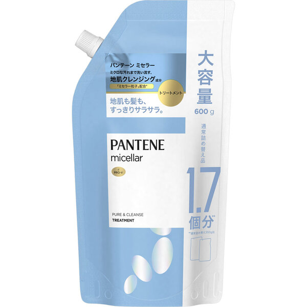 パンテーン ミセラー ピュア＆クレンズ トリートメント 詰替特大 600g