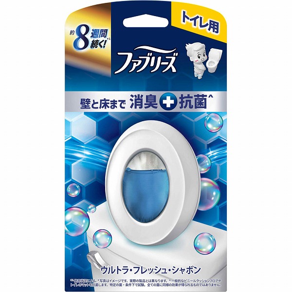 ファブリーズトイレ用消臭剤プレミアムシリーズ＋抗菌 ウルトラ・フレッシュ・シャボン  6.3mL