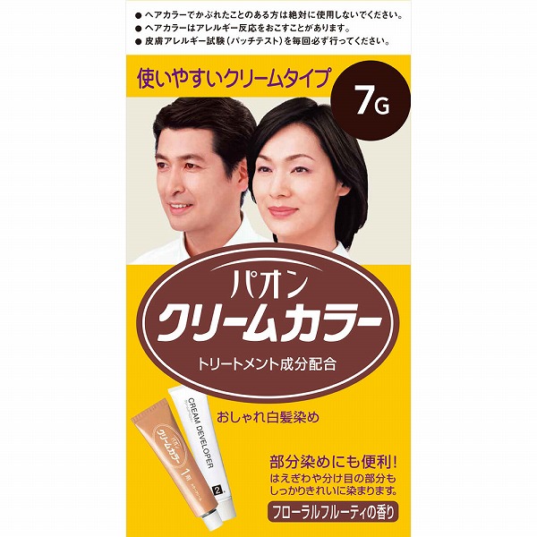 4987234130306 【36個入】 パオンクリームカラー 7G 93587【キャンセル不可】 パオン クリームカラー 7G 自然な黒褐色【医薬部外品】
