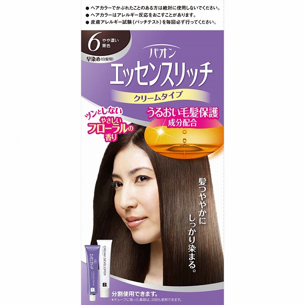 パオン エッセンスリッチ クリームタイプ 6 やや濃い栗色【医薬部外品】