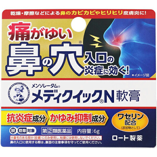 ★メンソレータム メディクイックＮ軟膏 6g【指定第2類医薬品】