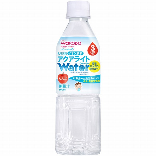 和光堂 ベビーのじかん アクアライトWater りんご 500mL×24本入り (1ケース)