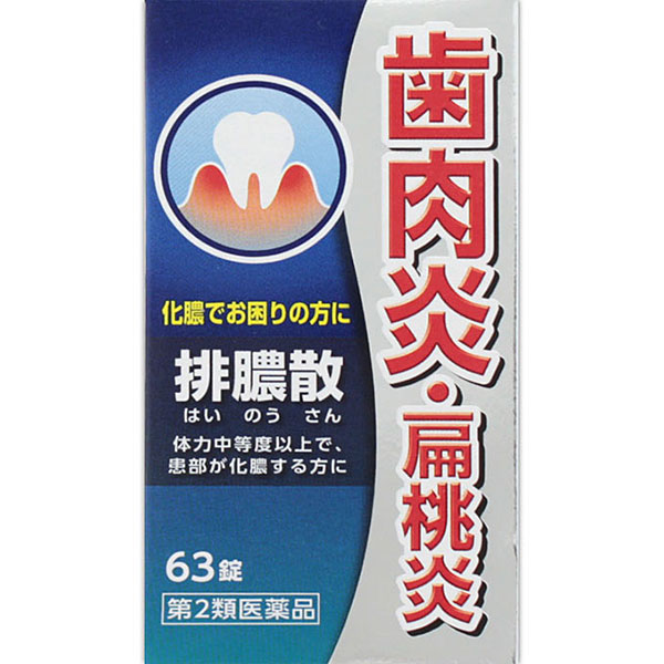 排膿散エキス錠Ｊ 63錠【第2類医薬品】
