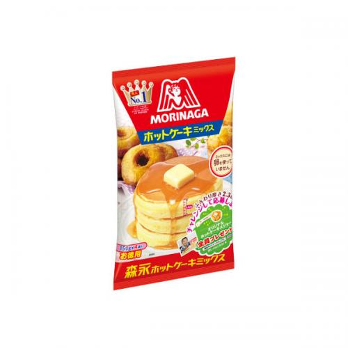 ホットケーキミックス　600g(150g×4袋)　12個×1ケース(森永製菓)