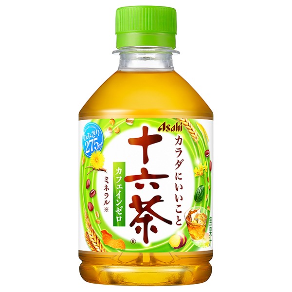 アサヒ 十六茶 275ml×24本入り (1ケース) (KT)