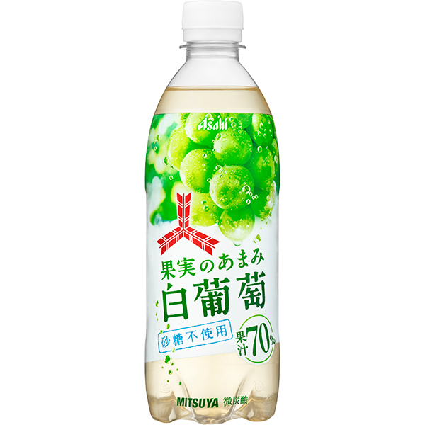 アサヒ 三ツ矢 果実のあまみ白葡萄 500ml×24本 (1ケース)