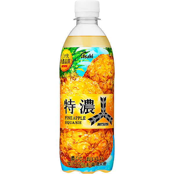 アサヒ 三ツ矢特濃パインスカッシュ 500ml×24本 (1ケース)