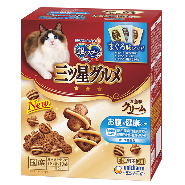 銀のスプーン三ツ星グルメお魚味クリームお腹の健康ケア3種のアソート 180g×12個 (1ケース)
