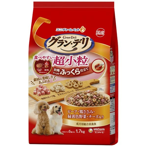 グラン・デリふっくら仕立て食べやすい超小粒 1.7kg×4袋入り (1ケース)