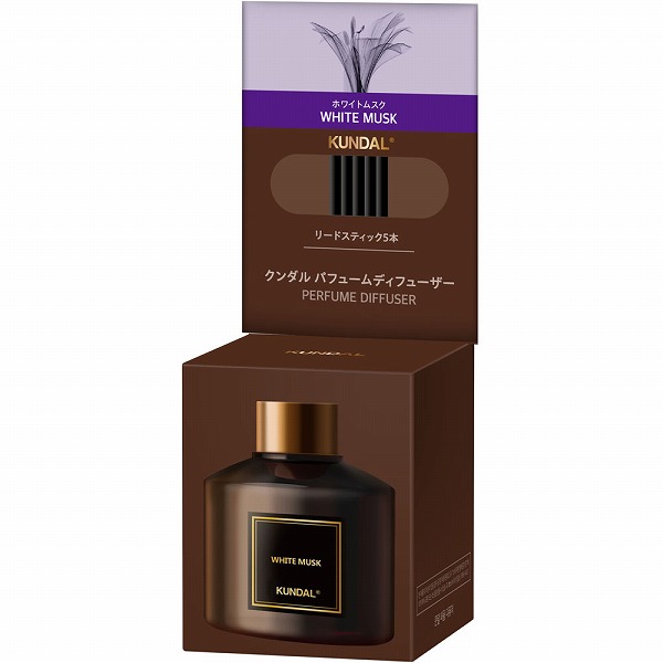 KUNDAL パフュームディフューザー ホワイトムスク 200mL