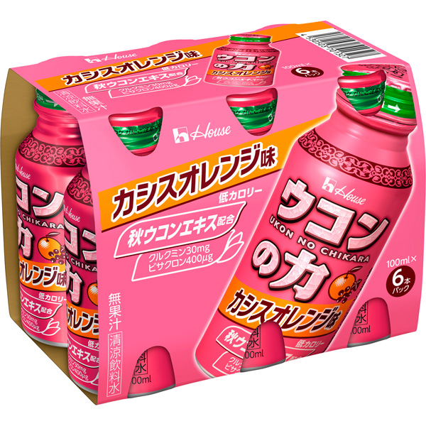 ウコンの力 カシスオレンジ味 100ml×6本×10セット(1ケース)