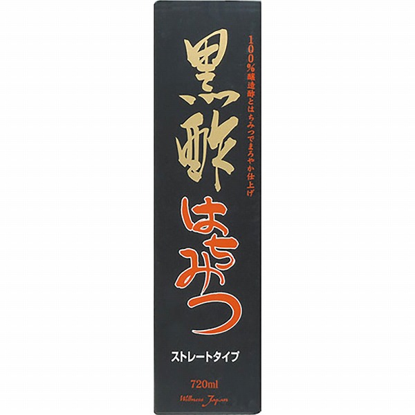 ウエルネスジャパン 黒酢はちみつストレート (720mL)