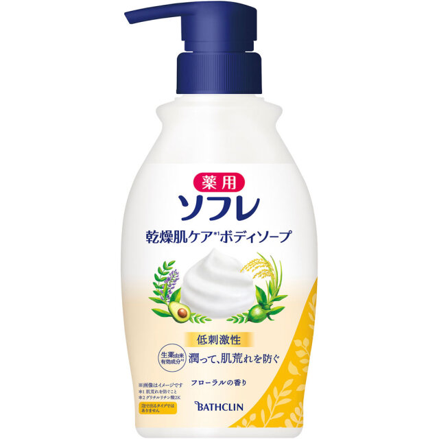 薬用ソフレ 乾燥肌ケアボディソープ 450mL【医薬部外品】