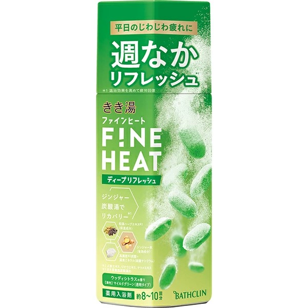 きき湯 ファインヒートディープリフレッシュ 400g【医薬部外品】
