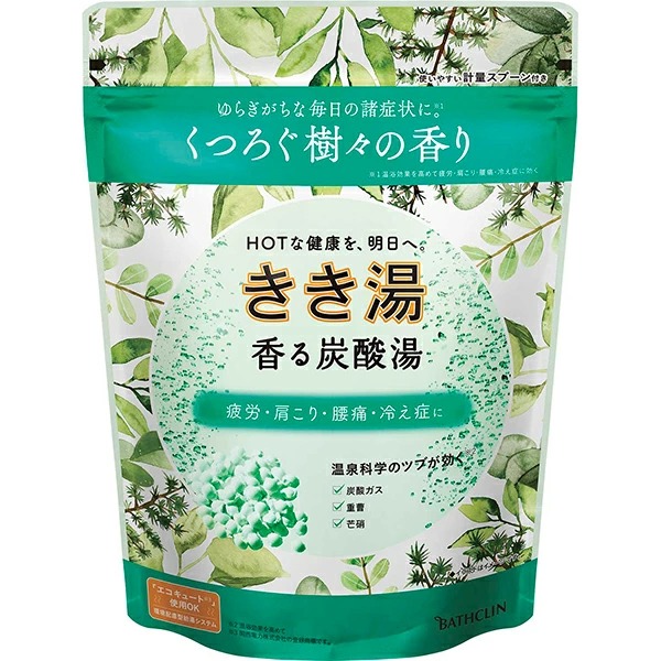 きき湯 香る炭酸湯樹々の香り 360g【医薬部外品】