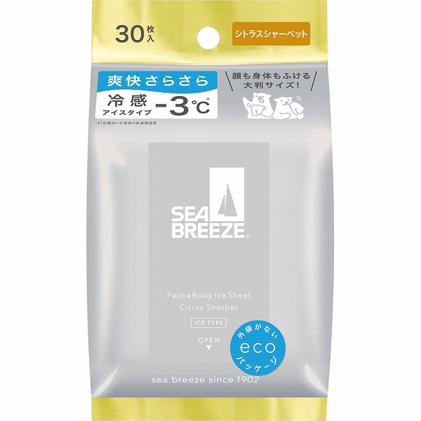 シーブリーズ フェイス&ボディ アイスシート Ｎ シトラスシャーベット(30枚入)