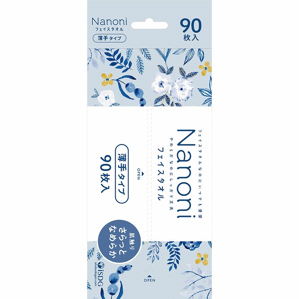 Ｎａｎｏｎｉ フェイスタオル 薄手タイプ 90枚