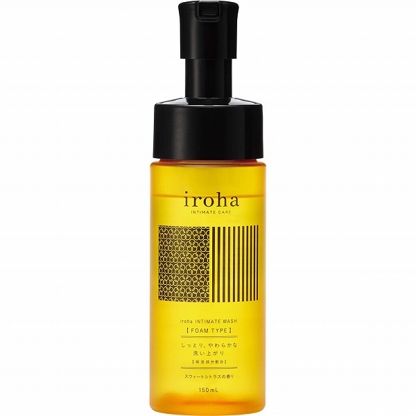 iroha INTIMATE WASH 【FOAM TYPE】 スウィートシトラスの香り
