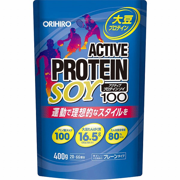オリヒロ アクティブプロテインソイ100 400g