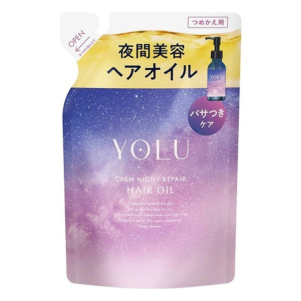 YOLU カームナイトリペアヘアオイル つめかえ用 60mL
