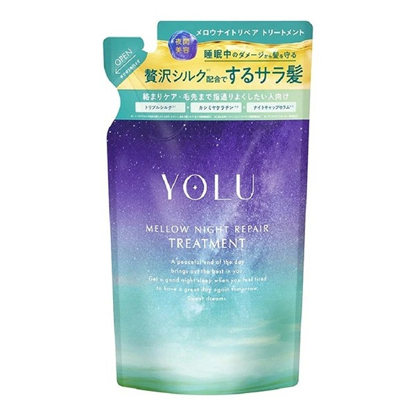 YOLU メロウナイトリペアトリートメント つめかえ用 350g