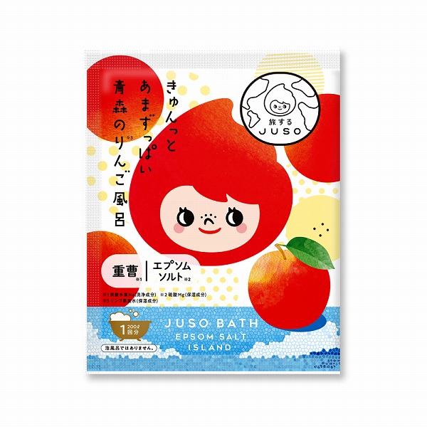 JUSO BATH POWDER りんご 30g