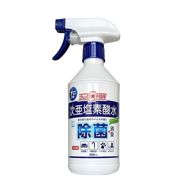 ウィノロ族予防隊  次亜塩素水　500ml