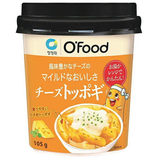 大象ジャパン チーズトッポギ (カップ) 105g (5ケース 計60個入り)