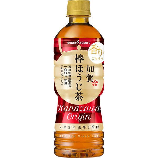 ポッカサッポロ 加賀棒ほうじ茶 525ml×24本入り (1ケース) (AH)