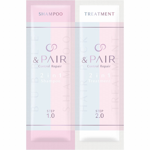アンドペア コントロール リペア ツーインワン シャンプー&トリートメント 2連お試し 10mL+10g