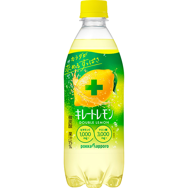 ポッカサッポロ キレートWレモン 500ml×24個 (1ケース)