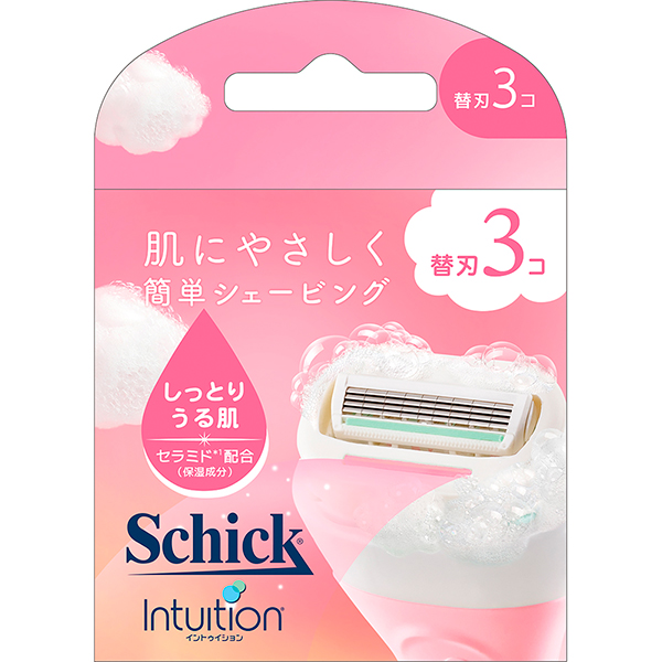 シック イントゥイション しっとり肌 替刃 3個